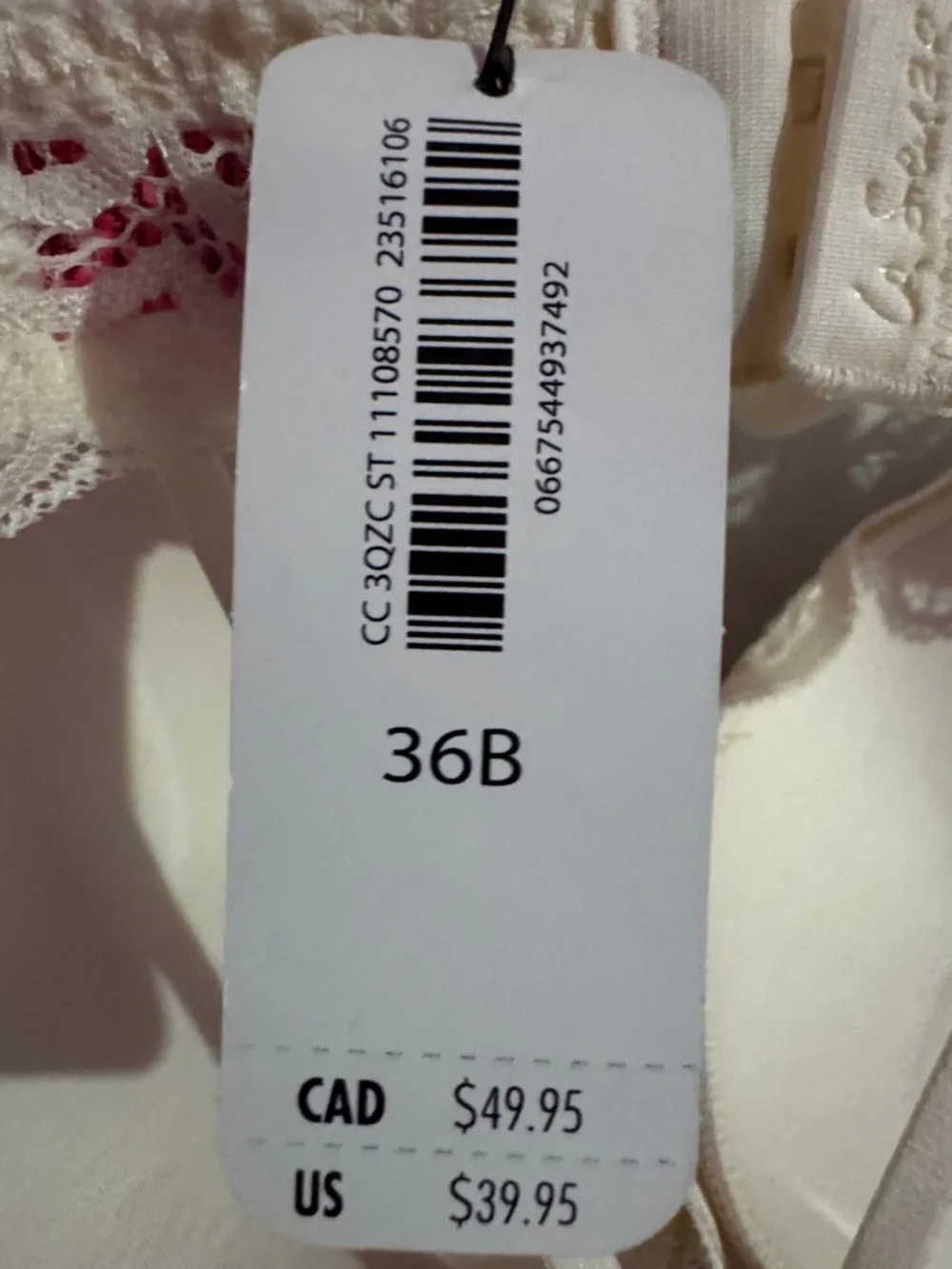 La SENZA Lace Double Cup Push-up Bra in Cream - Picture 2 of 3